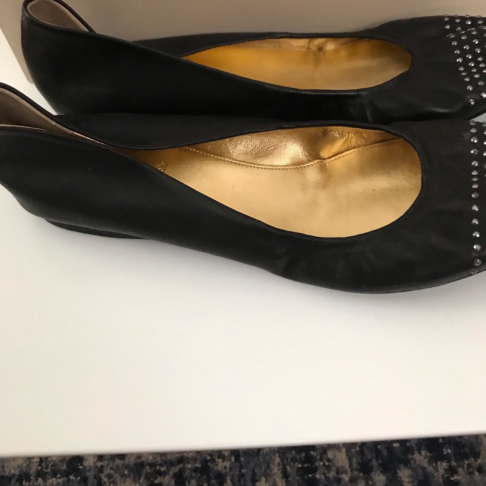 Jcrew Leather Studded Ballet Flats - Picture 2 of 4